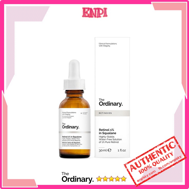 Tinh chất Retinol Squalane nồng độ 0.2% - 0.5% - 1% - The Ordinary